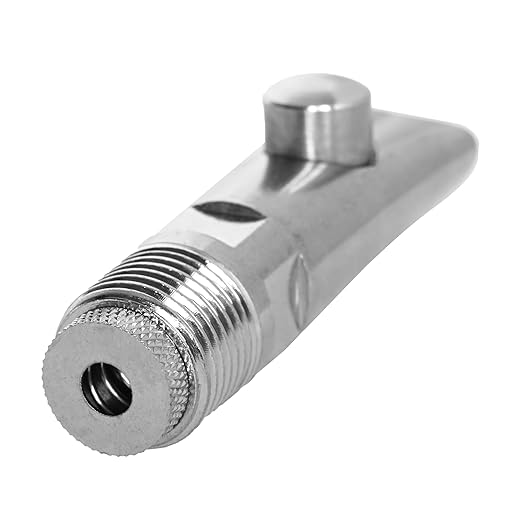 1/2 Inch Stainless Steel Pig Automatic Nipple Drinker Feeder Brass Inlet Button Valve