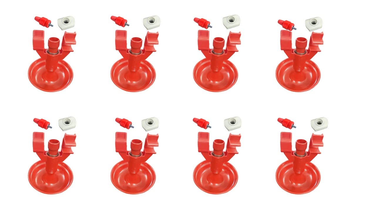 Automatic Chicken Float Cup Poultry Water Feeder is a reliable and efficient hydration solution for chickens, ducks, quails, pigeons, and other small poultry. These float cups automatically refill with water, ensuring that your birds always have access to fresh water. Equipped with spring clips, these water bowls are easy to install and maintain, making them ideal for both small-scale and large-scale poultry setups.