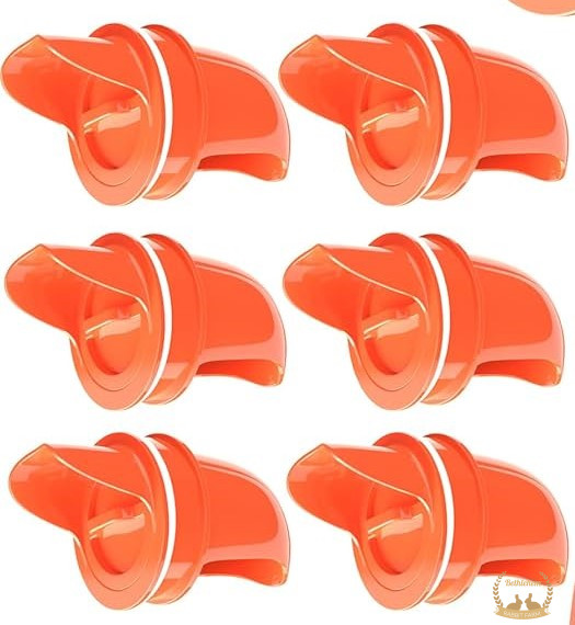 Chicken Feeder Ports DIY Poultry Gravity Feeders Kit for Troughs Duck Pigeon