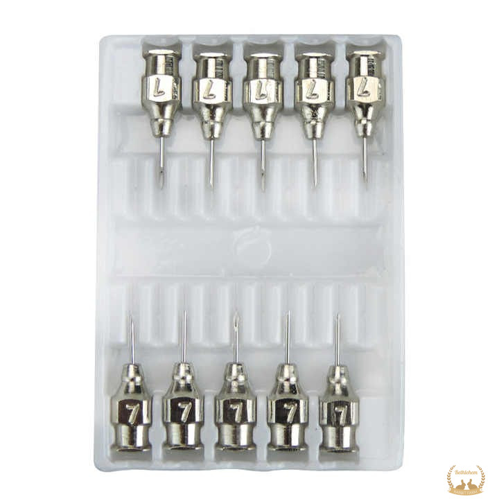 Livestock Equipment Cow Sheep Pig Injection Needles Stainless Steel Vaccination Veterinary Syringe Needle