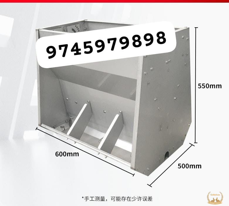 The double side pig feeder have adjustable height of feeding platform, guarantee the pig to eat the fresh feed.\r\n\r\n2.The double side pig feeder Improve the feed conversion rate, reduce the waste of feed by the pig trough.