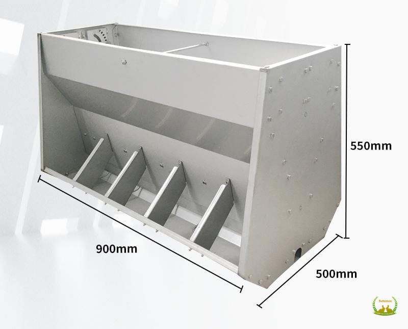 New Automatic Double-Side Stainless Steel Feeder for Pig Nursery for Farms  5+5